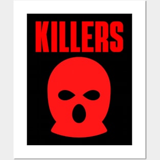 The Killers face Posters and Art